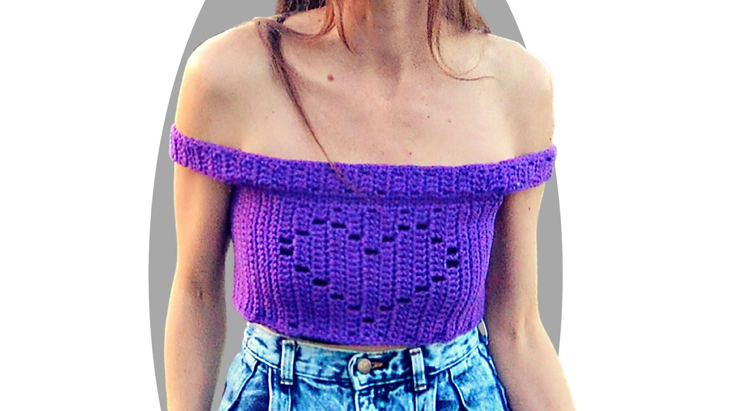 Crochet Top Pattern - Orbit - Mermaidcat Designs