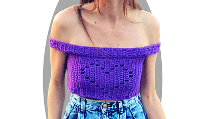 Crochet Top Pattern - Orbit - Mermaidcat Designs