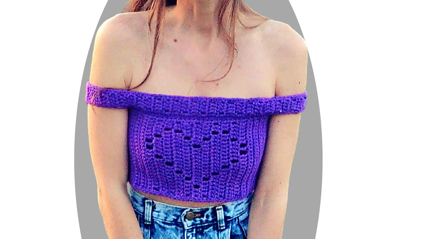 Crochet Top Pattern - Orbit - Mermaidcat Designs