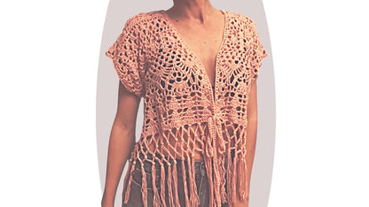 Crochet Top Pattern - Reception - Mermaidcat Designs
