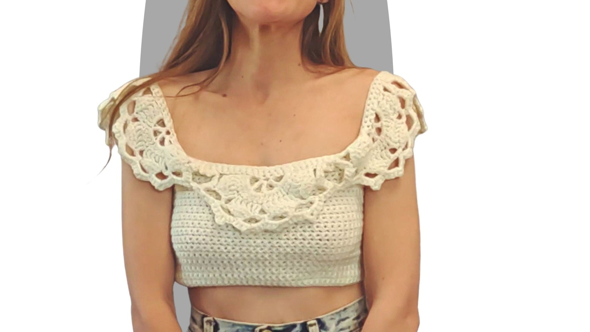 Crochet Top Pattern - Soft Geo - Mermaidcat Designs