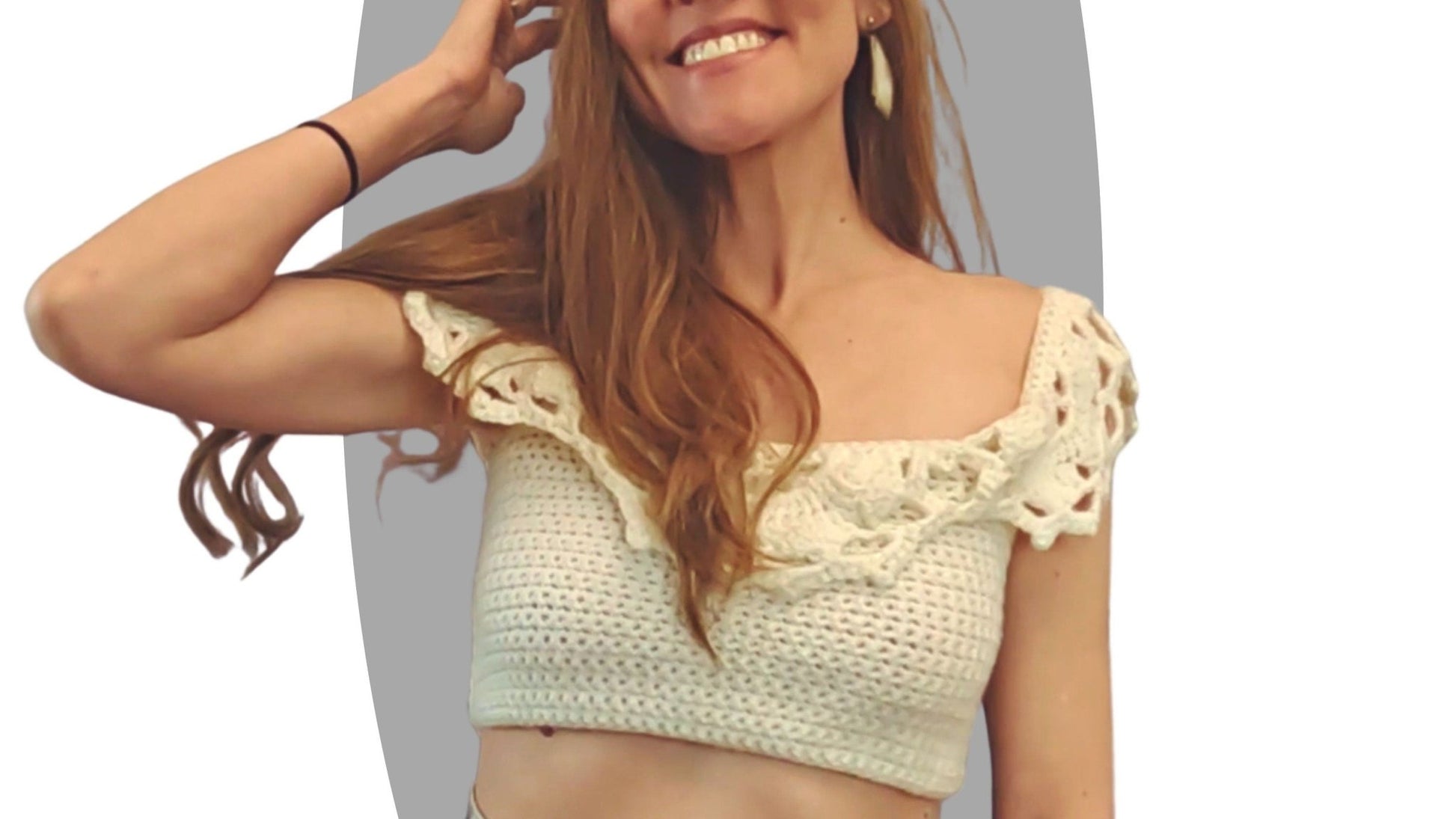 Crochet Top Pattern - Soft Geo - Mermaidcat Designs