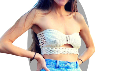 Crochet Top Pattern - Ultraviolet - Mermaidcat Designs