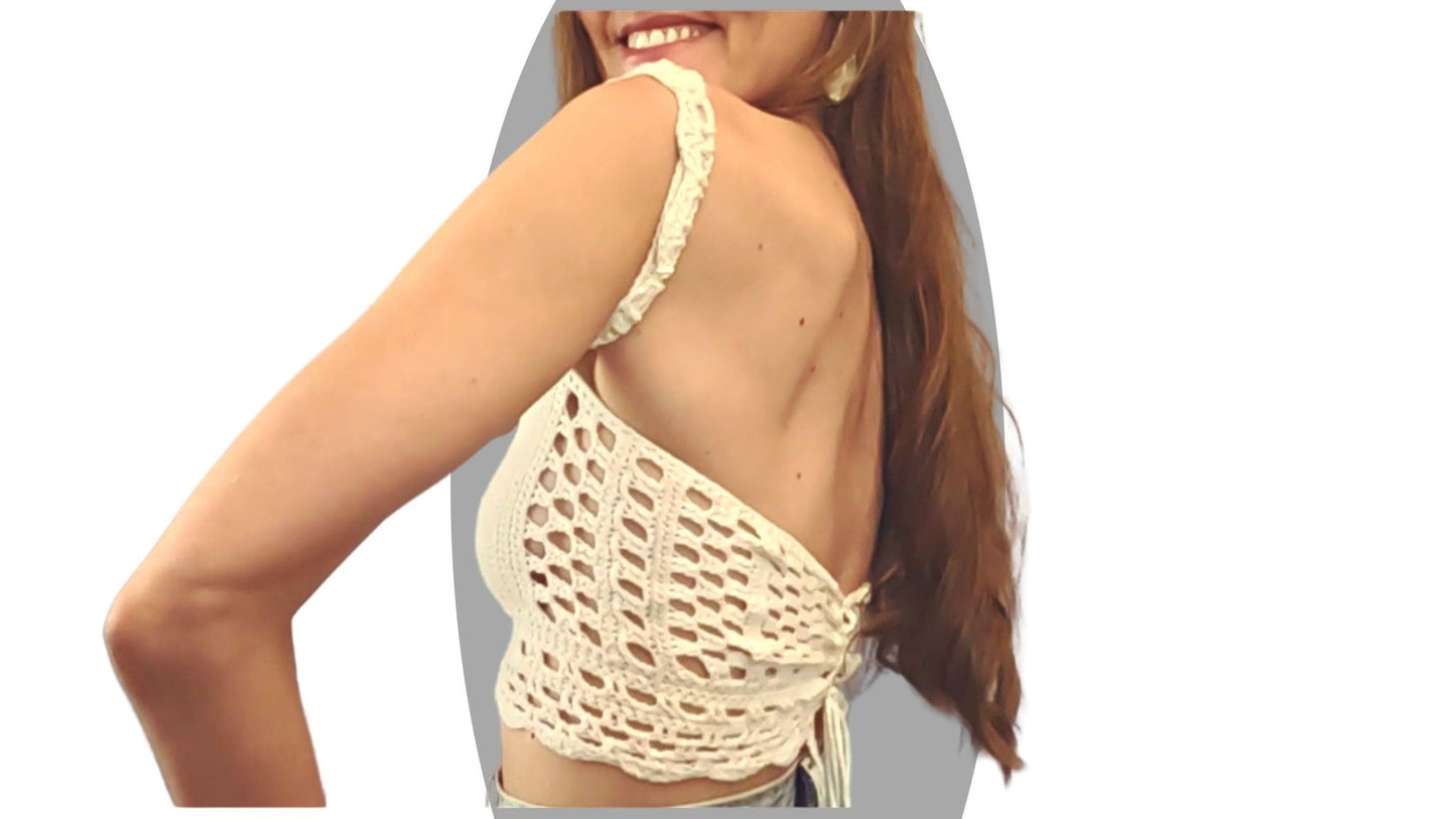 Crochet Top Pattern - Vision - Mermaidcat Designs