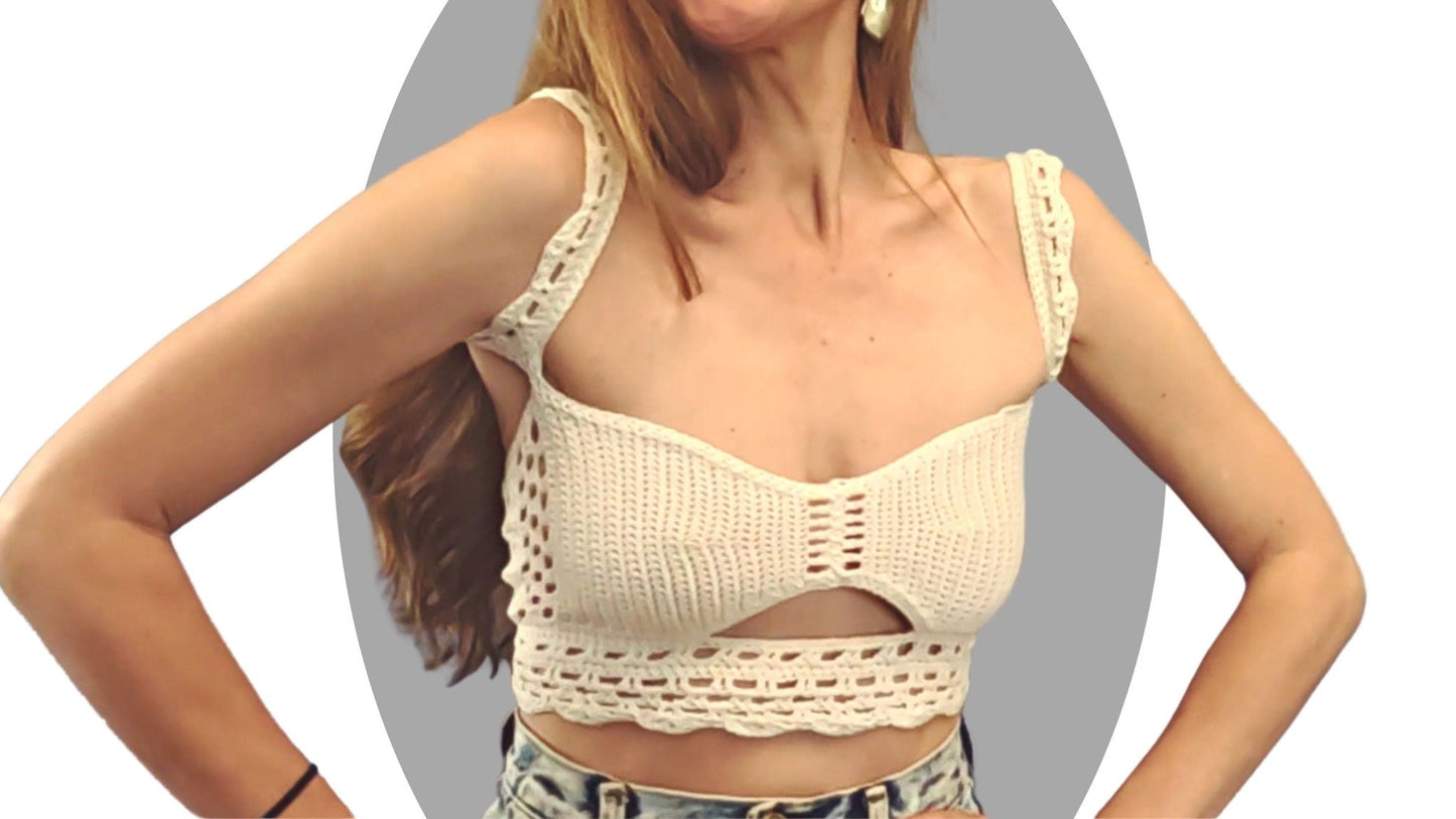 Crochet Top Pattern - Vision - Mermaidcat Designs