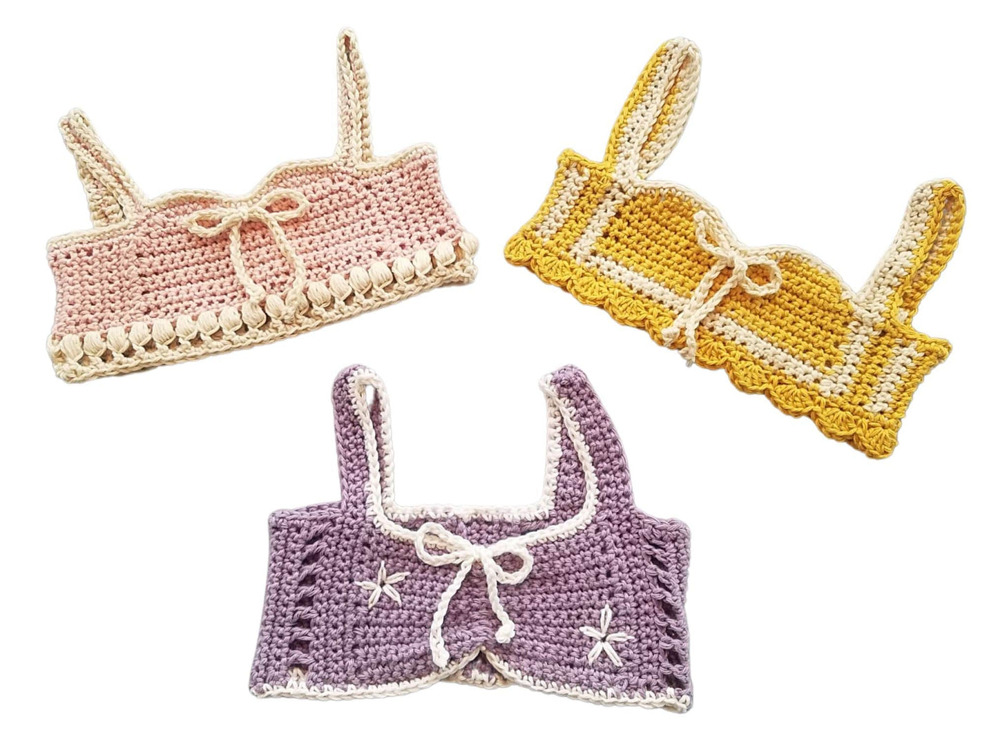Infant / Toddler Crochet Top Pattern - Iris - Mermaidcat Designs