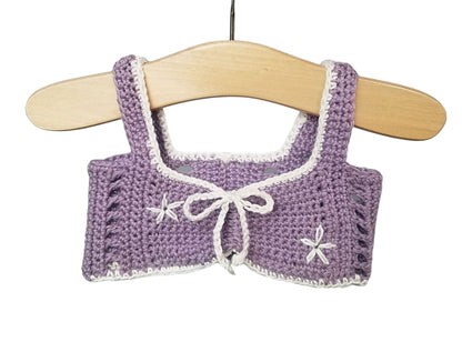 Infant / Toddler Crochet Top Pattern - Phlox - Mermaidcat Designs